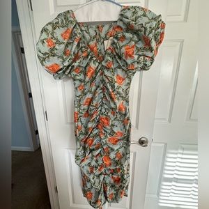 Agua by Agua Bendita Camelia Midi-Dress NWT Size L